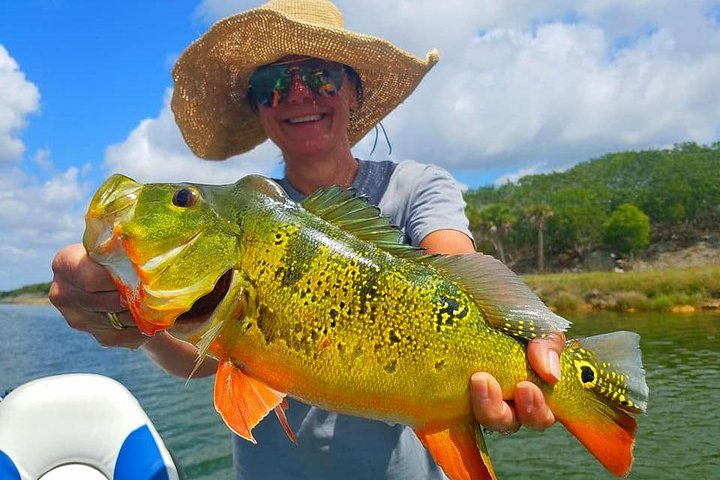 Private Peacock Bass Fishing Charter i nærheten av Boca Raton