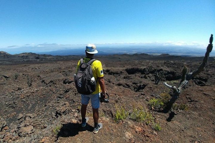 Wandeltocht naar de Sierra Negra-vulkaan en de Chico-vulkaan vanaf het eiland Isabela