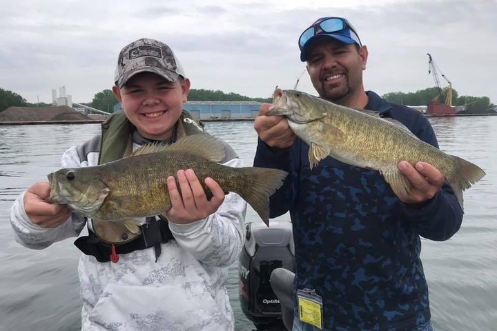 Private Lake Erie Smallmouth Bass Fishing Charters