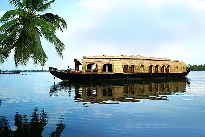 Backwaters Houseboat Cruise i Aleppey med lunsj fra Cochin - Privat tur
