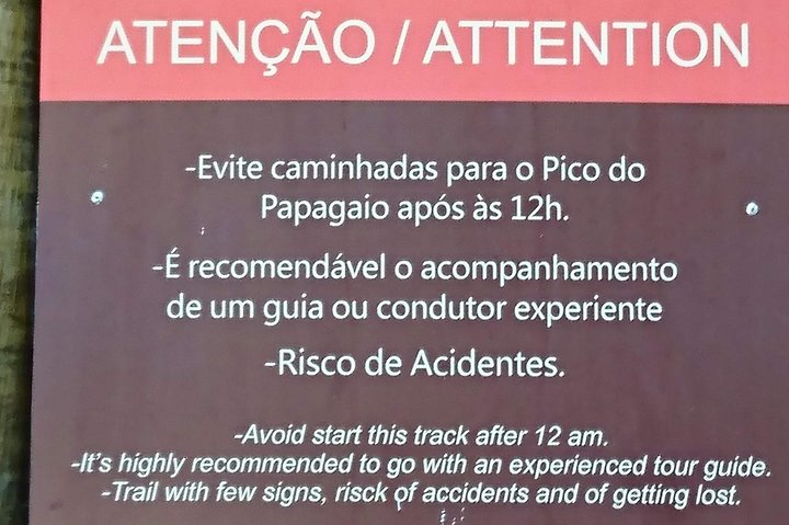 Ilha Grande: Pico do Papagaio - Escursione privata - Alba o giorno