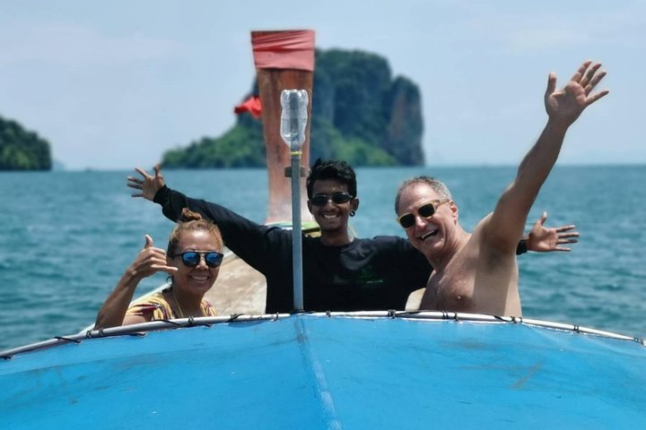 Krabi Hong Island Tour: barco privado de cauda longa