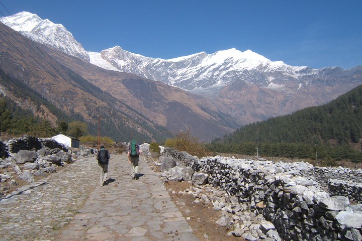 Tour privado de trekking por el circuito de Annapurna de 8 días