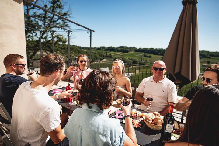 Desde Saint-Emilion: tour de un día en bicicleta eléctrica con degustaciones de vino y almuerzo tipo picnic