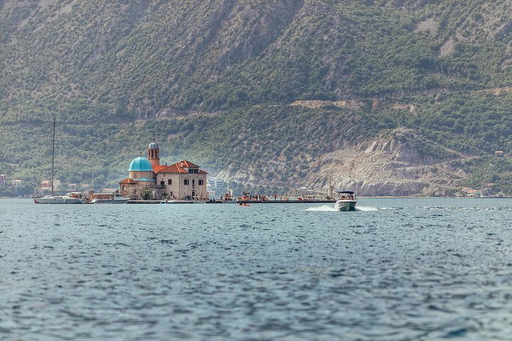 Visite en bateau privé Blue Cave & Perast au départ de Herceg Novi (3h 30min)