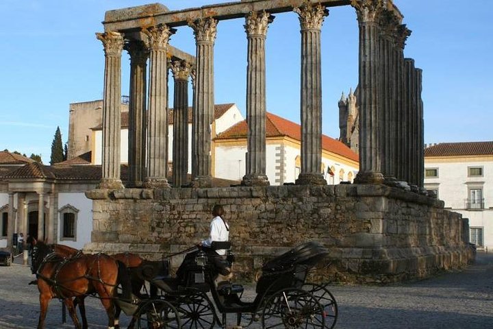 Privat tur: Evora, Elvas och Badajoz (Spanien) dagstur från Lissabon