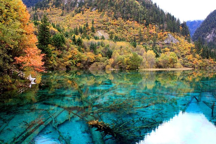Privat fantastisk 3-dagers Jiuzhaigou og Huanglong nasjonalpark-pakkereise