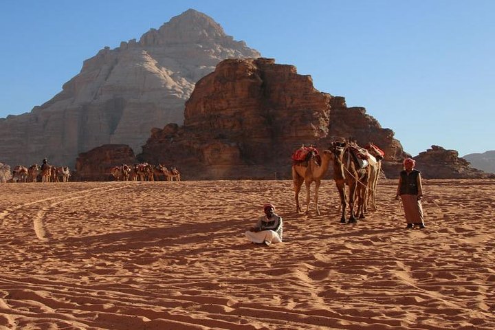 De Petra a Wadi Rum, luego de regreso a Ammán o al aeropuerto.