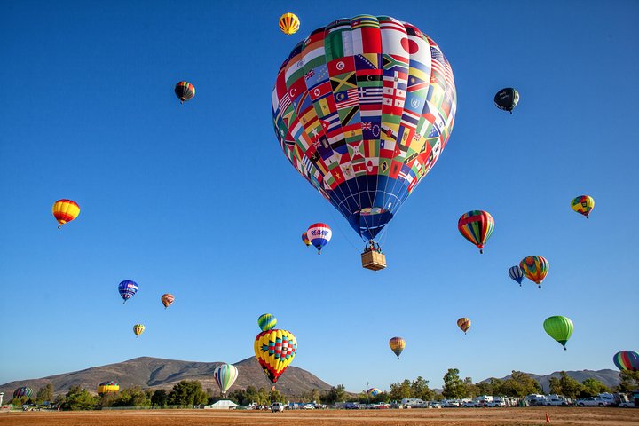 Giro in mongolfiera condiviso Temecula