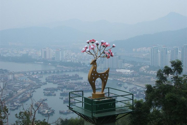 Excursion à terre à Sanya: visite du parc Sanya Luhuitou et du marché d'épicerie local