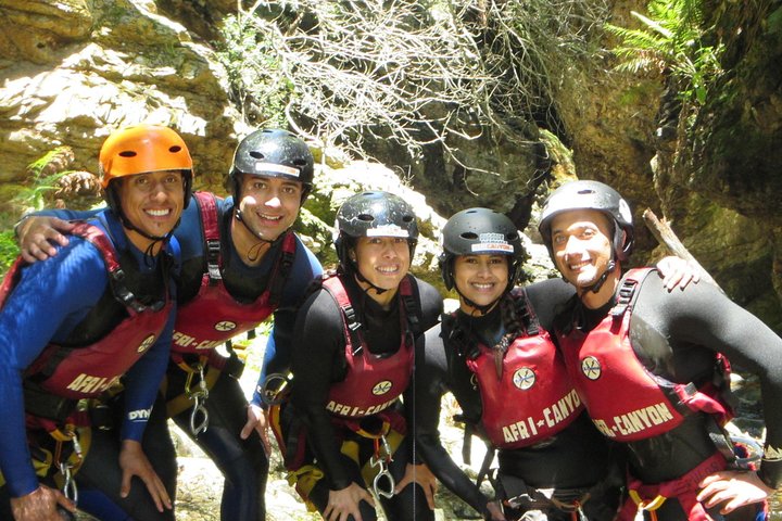 Breve escursione di canyoning nelle falesie