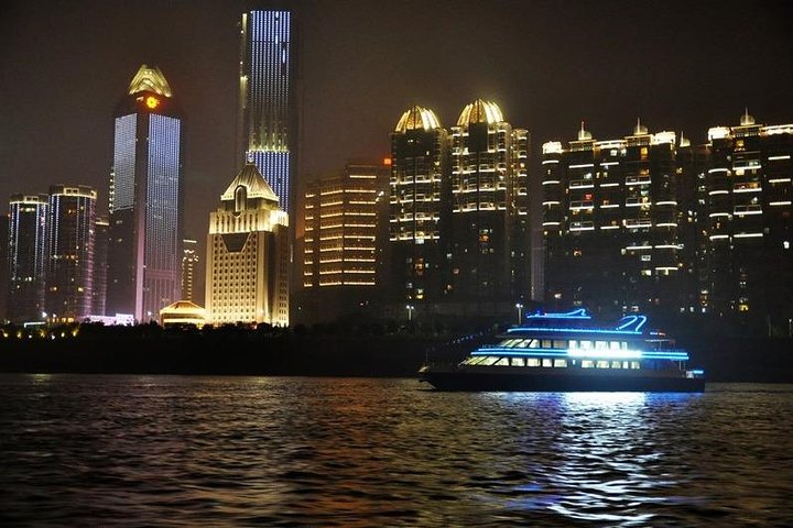 Nanchang Autumn Water Square Show musical de noche con cena local