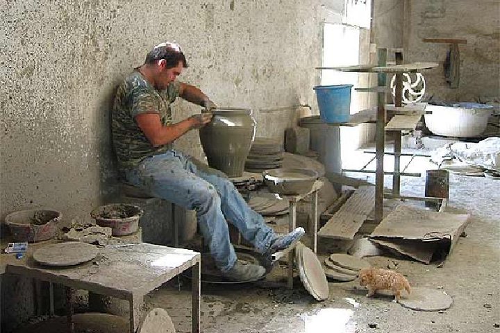 Palazzo di Cnosso e esperienza di ceramica (avventura di lusso)
