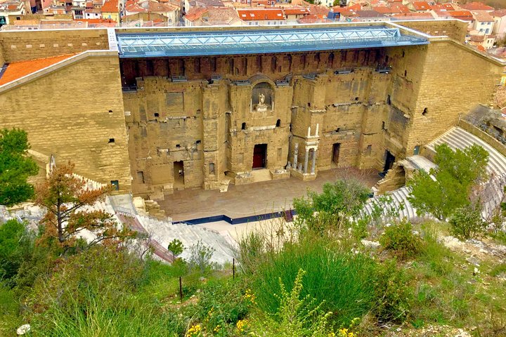 Excursión de medio día al Provenza del Gard du Gard y degustación de vinos desde Aviñón