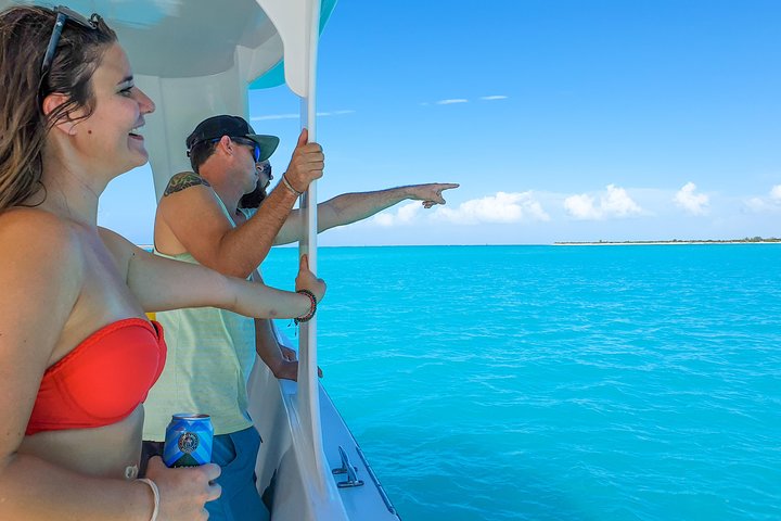 Ochtendcruise van een halve dag vanuit Providenciales met snorkelen en Iguana Island