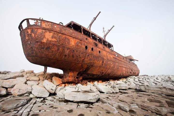 Cykla på Inisheer Island, Aran Islands. Självguidad. Hel dag.
