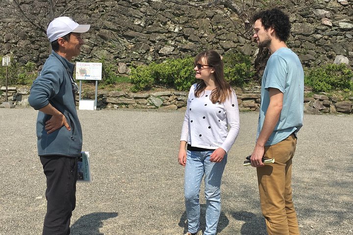Excursão a pé pela cidade do castelo de Wakayama