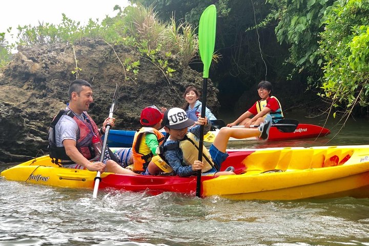 Mangrovekajakken om te genieten van de natuur in Okinawa