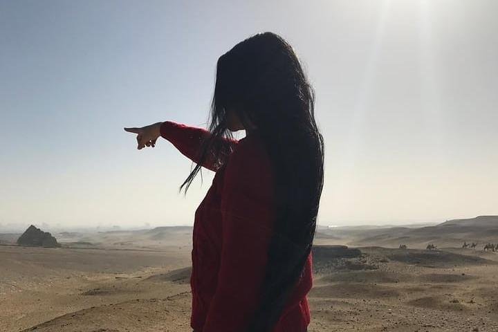 Tour privado de día completo Pirámides de Giza Sakkara Memphis Dahshur