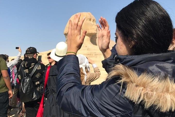 Tour privado de día completo Pirámides de Giza Sakkara Memphis Dahshur