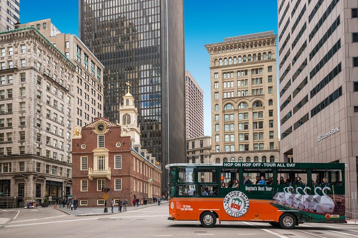 Boston Hop-On Hop-Off Trolley Tour met 13 haltes