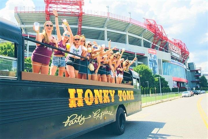 Autobús público de la fiesta de Nashville's Wildest Honky Tonk (21+)