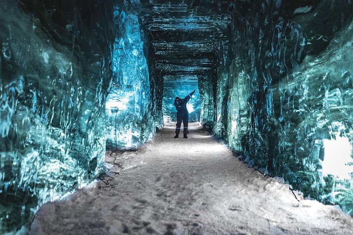Gullfoss: Guidad tur i Langjokull Glacier Ice Cave och snöskoter