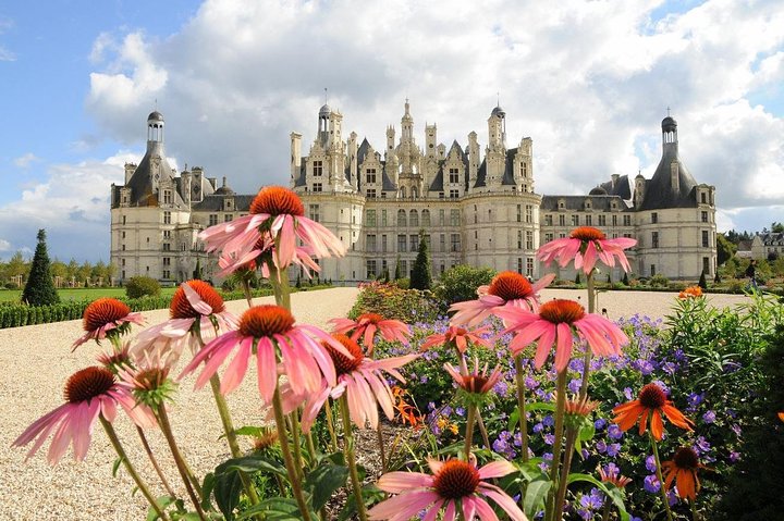 Excursión de un día a los castillos de Chenonceau, Chambord y las cuevas de Ambacia desde Tours o Amboise