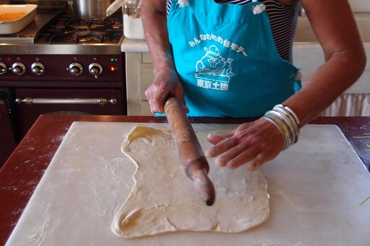 Clase de cocina, cocina tradicional griega, en una isla griega.