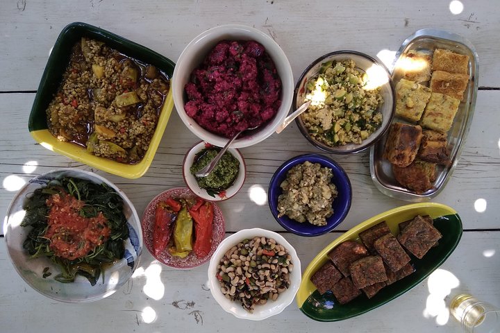 Clase de cocina, cocina tradicional griega, en una isla griega.