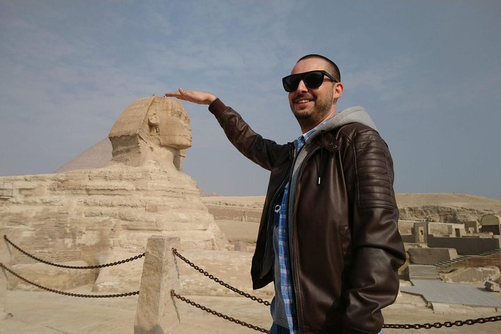 Tour privado de día completo Pirámides de Giza Sakkara Memphis Dahshur