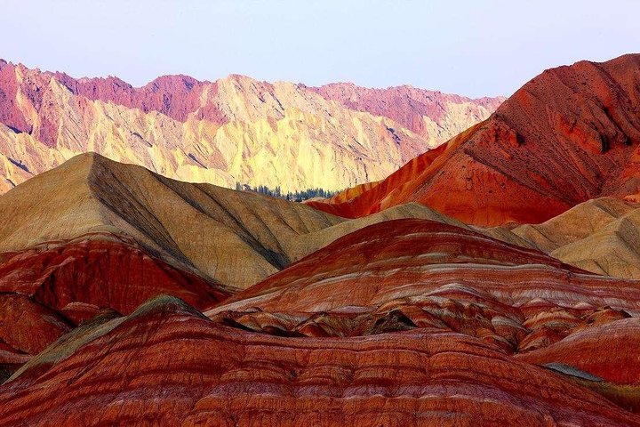 Excursão privada de um dia ao Zhangye Danxia Landform the Rainbow Mountain