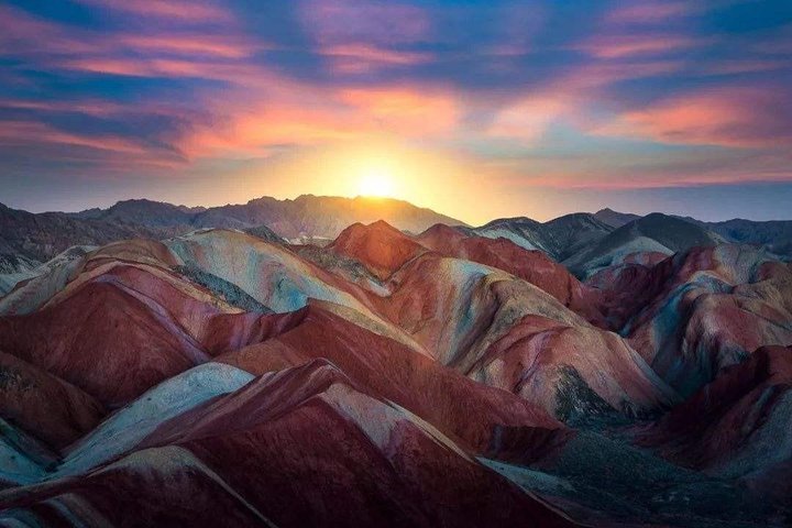 Excursão privada de um dia ao Zhangye Danxia Landform the Rainbow Mountain