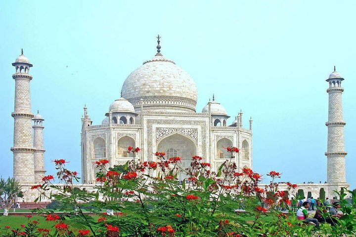 All Inclusive Sunrise Taj Mahal Agra Fort Tagestour von Neu-Delhi