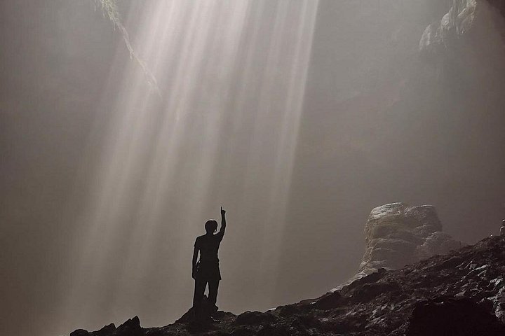 Jomblang grotta med grottan Pindul River Tubing en dags tur