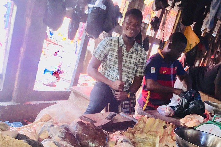 Kumasi kejetia sentralmarkedstur og tradisjonelle lokale matlagingskurs