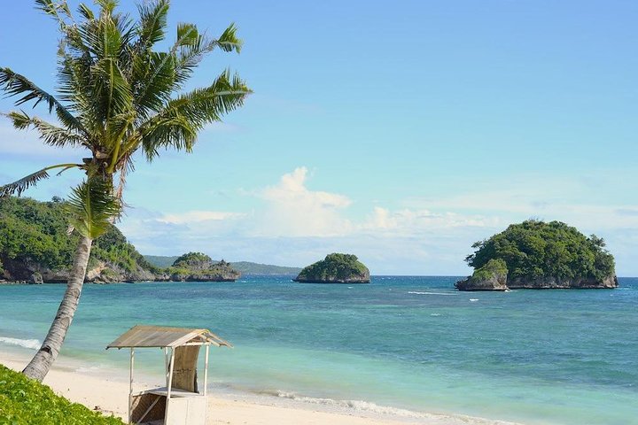 Boracay Island Hopping + Hot Kawa + Parasailing + Hjälmdykning