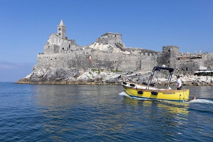 Cinque Terre solnedgangstur med båt