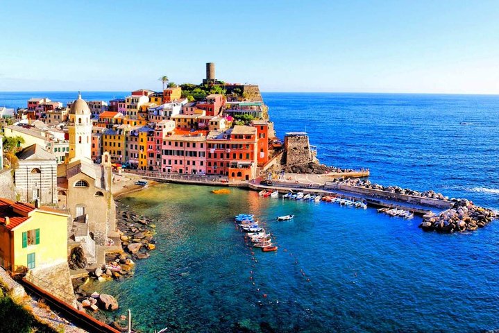 Cinque Terre solnedgangstur med båt