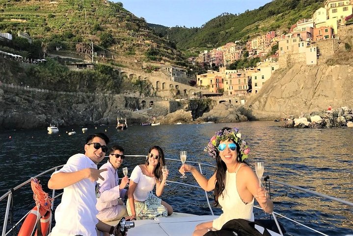 Cinque Terre solnedgangstur med båt
