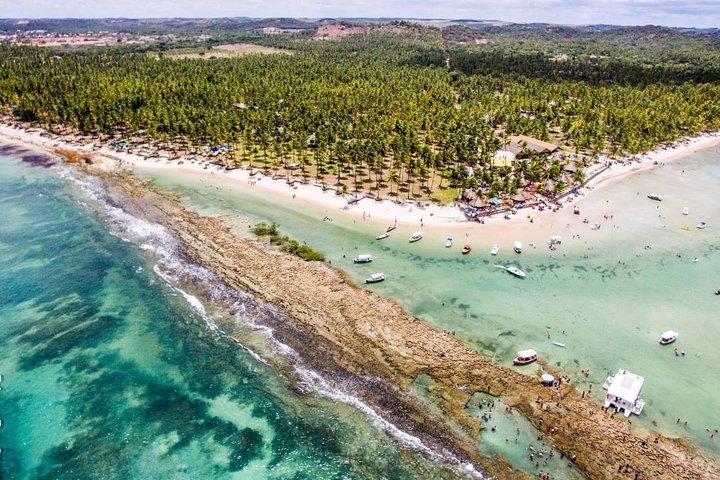 Carneiros strandtur med katamaran (Bora Bora)