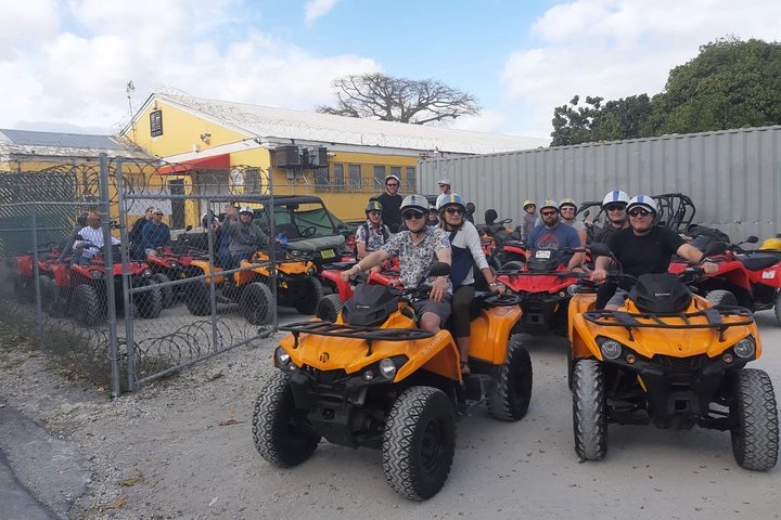 Guided ATV Nassau Tour Beach Stop Hotel and Port Pickup Samples