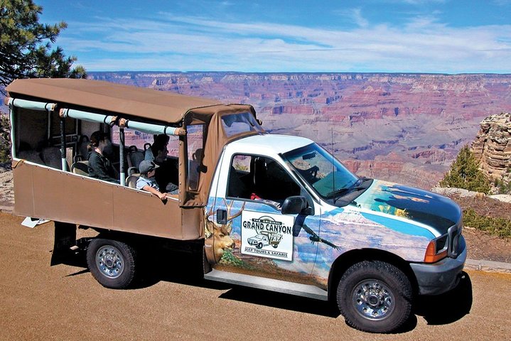 Safari al tramonto fuoristrada di 3 ore al Grand Canyon con deviazione dal cancello d'ingresso