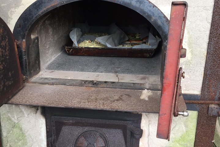 Experiência de colheita (cozinha rural com legumes da estação)