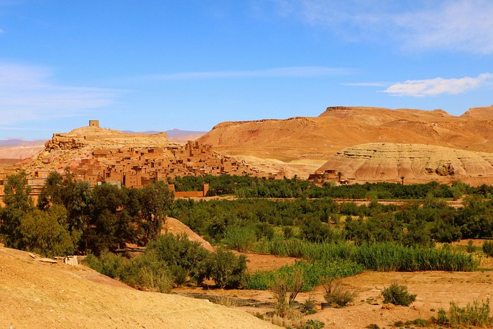 Dagtocht vanuit Ouarzazate: Teloute, Ait Ben Haddou & Oasis Fint inclusief lunch