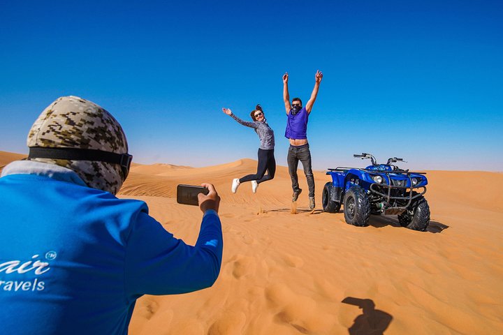 Dubai Self-Drive Quad Bike, Camels, Stargazing & 5* BBQ Al Khayma
