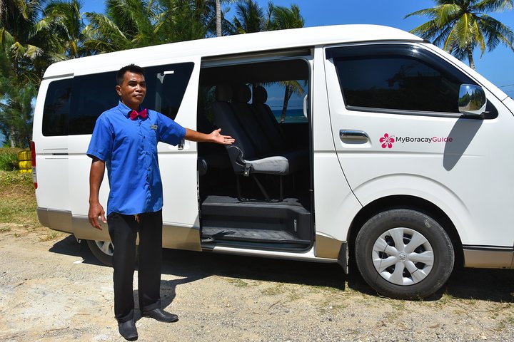 Transport vom Flughafen Caticlan zur Insel Boracay, Hin- und Rückfahrt