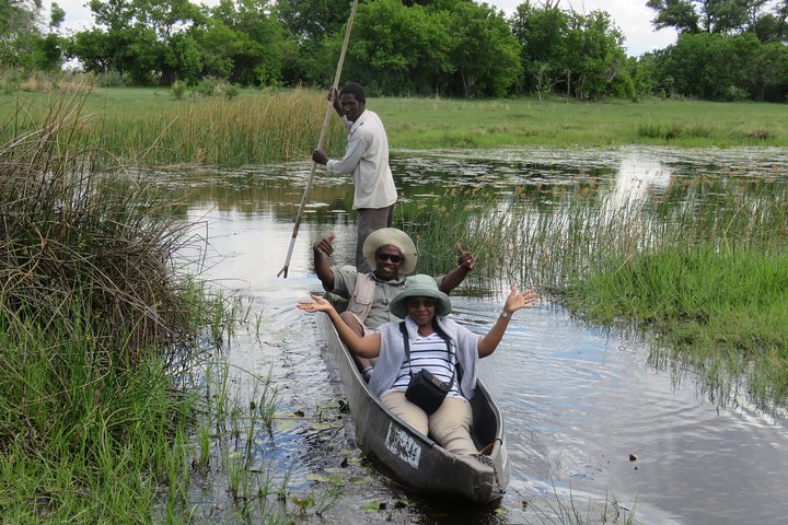 Tour de 2 noches por el Delta del Okavango Mokoro WildCamping, todo incluido