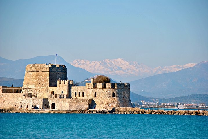 Volledige dag Mycene Epidaurus Nafplio Isthmus Canal Luxe Tour