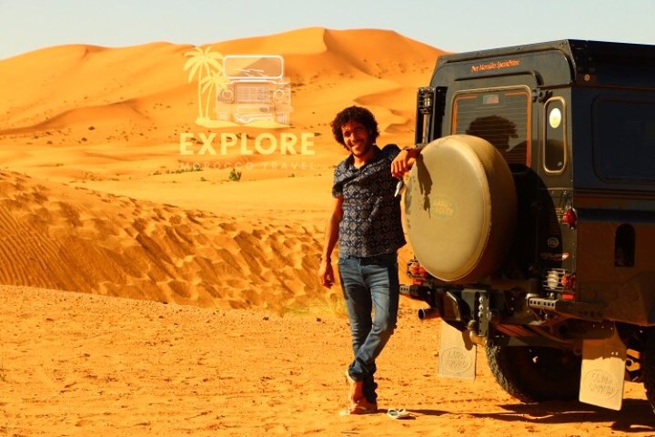 En Merzouga: medio día Safari 4x4 al atardecer con sandboard en las dunas de Erg Chebbi